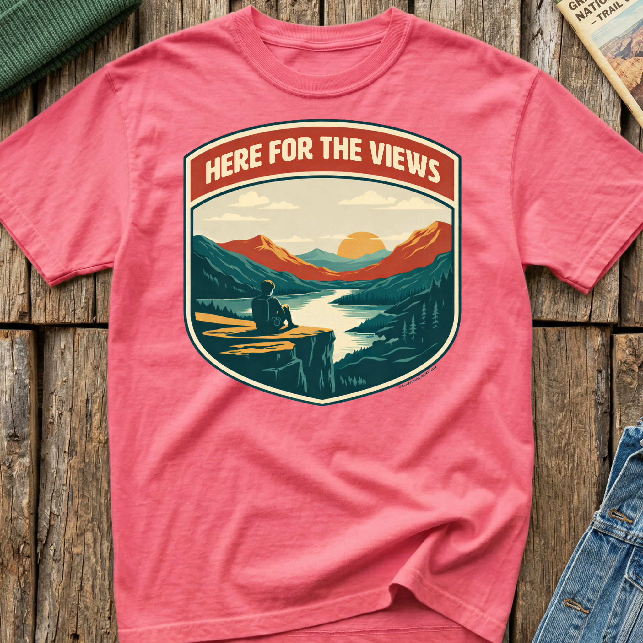 Here For The Views T-Shirt
