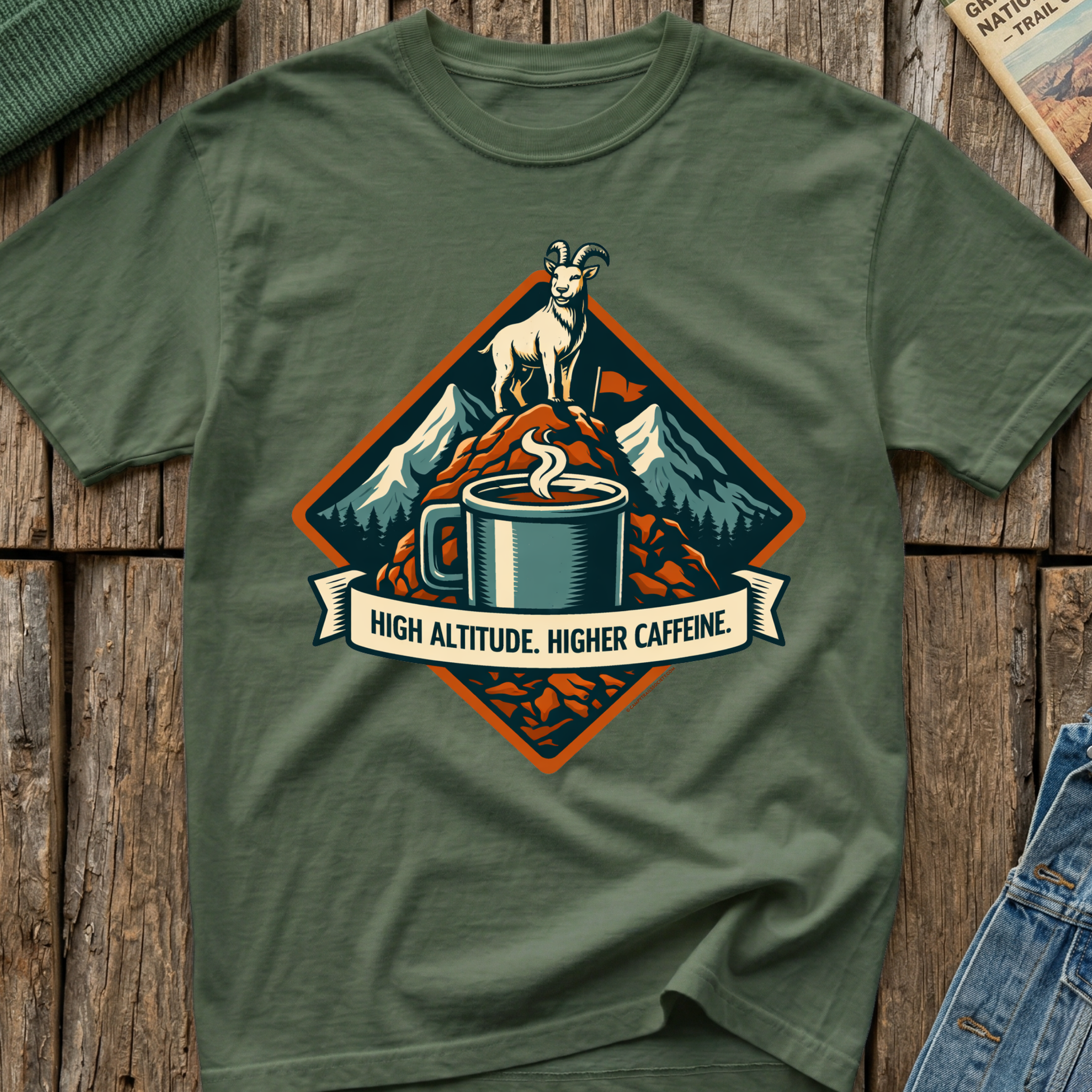 High Altitude Higher Caffeine T-Shirt
