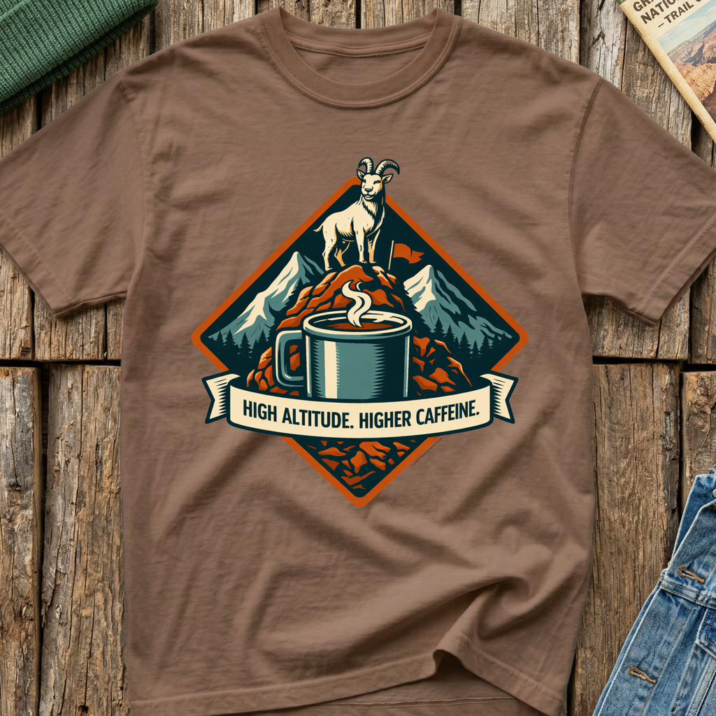 High Altitude Higher Caffeine T-Shirt