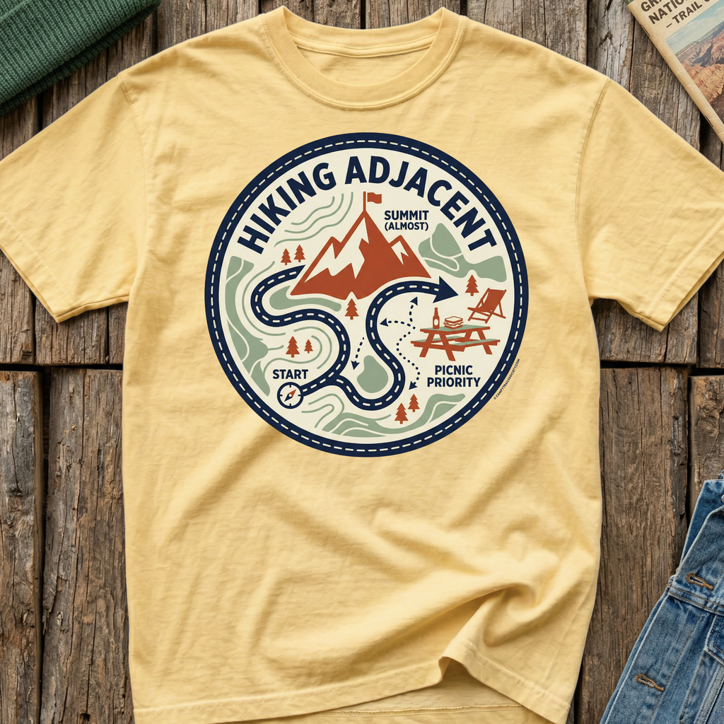 Hiking Adjacent Picnic Is Priority T-Shirt