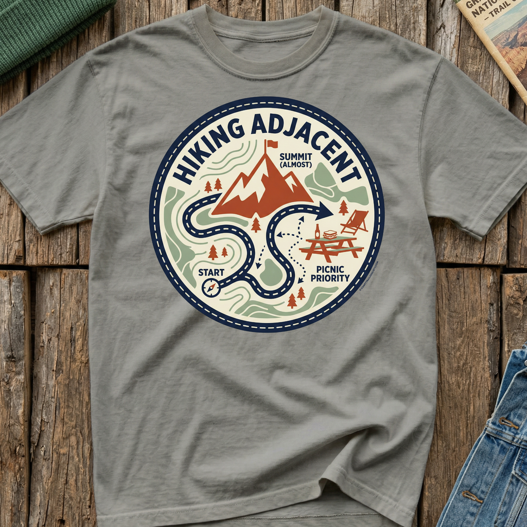 Hiking Adjacent Picnic Is Priority T-Shirt