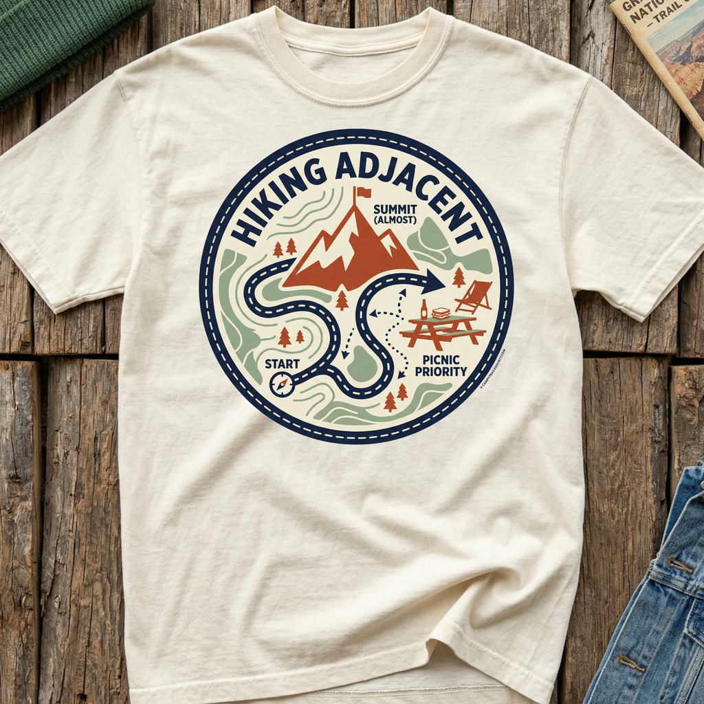 Hiking Adjacent Picnic Is Priority T-Shirt
