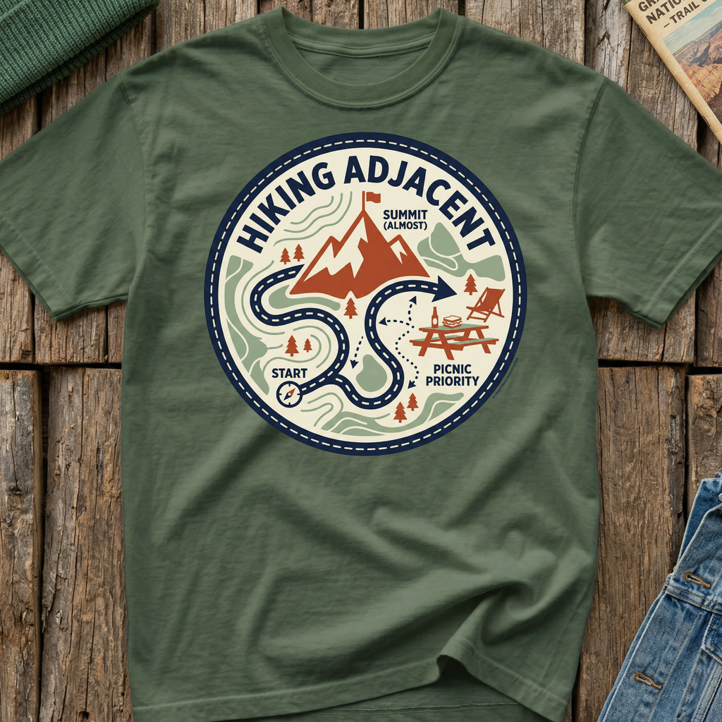 Hiking Adjacent Picnic Is Priority T-Shirt