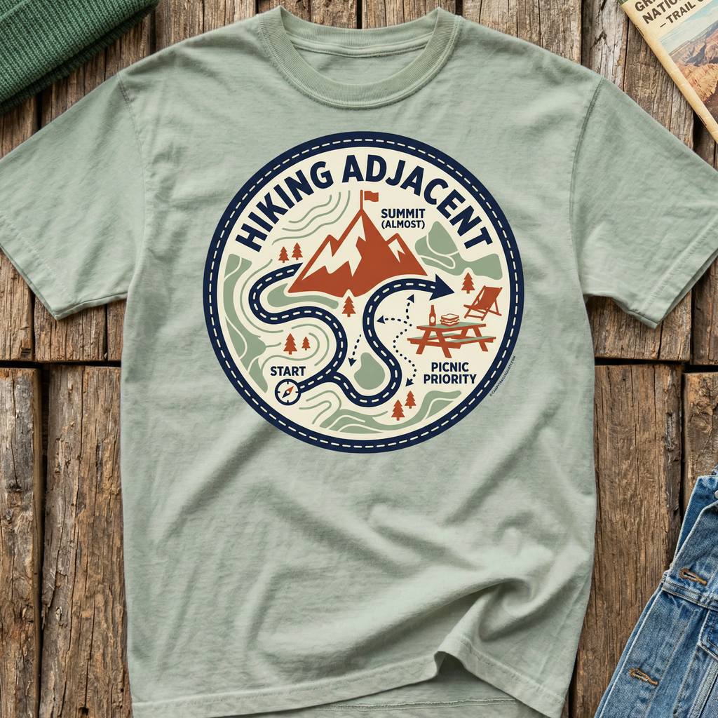 Hiking Adjacent Picnic Is Priority T-Shirt