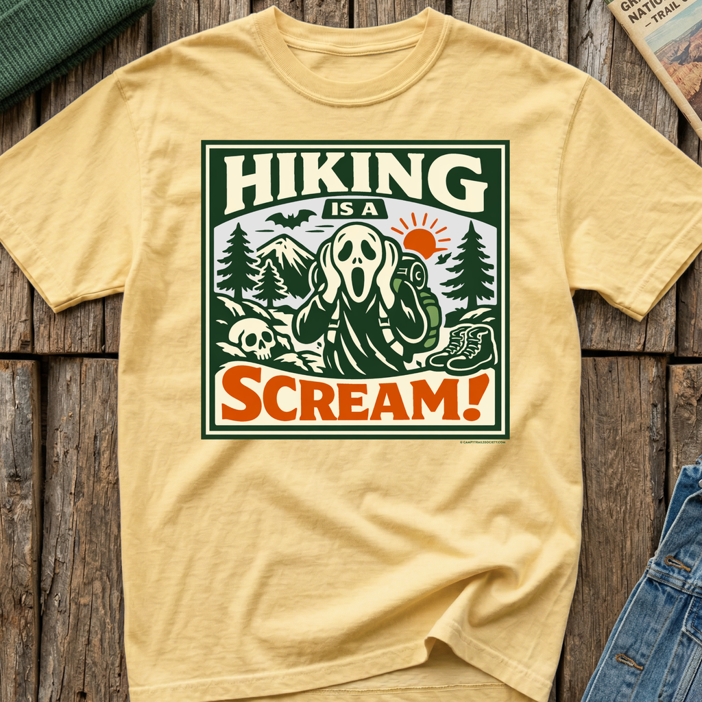 Hiking Is A Scream! T-Shirt