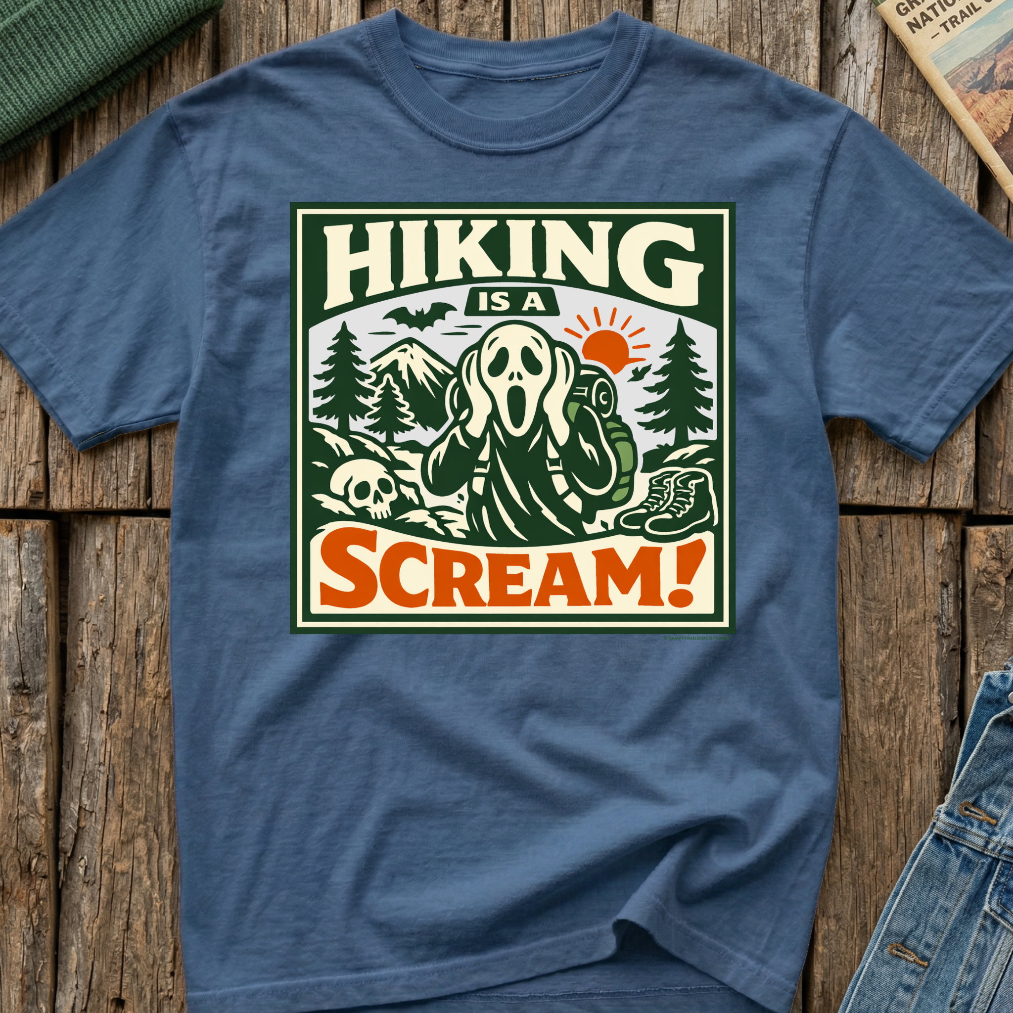 Hiking Is A Scream! T-Shirt