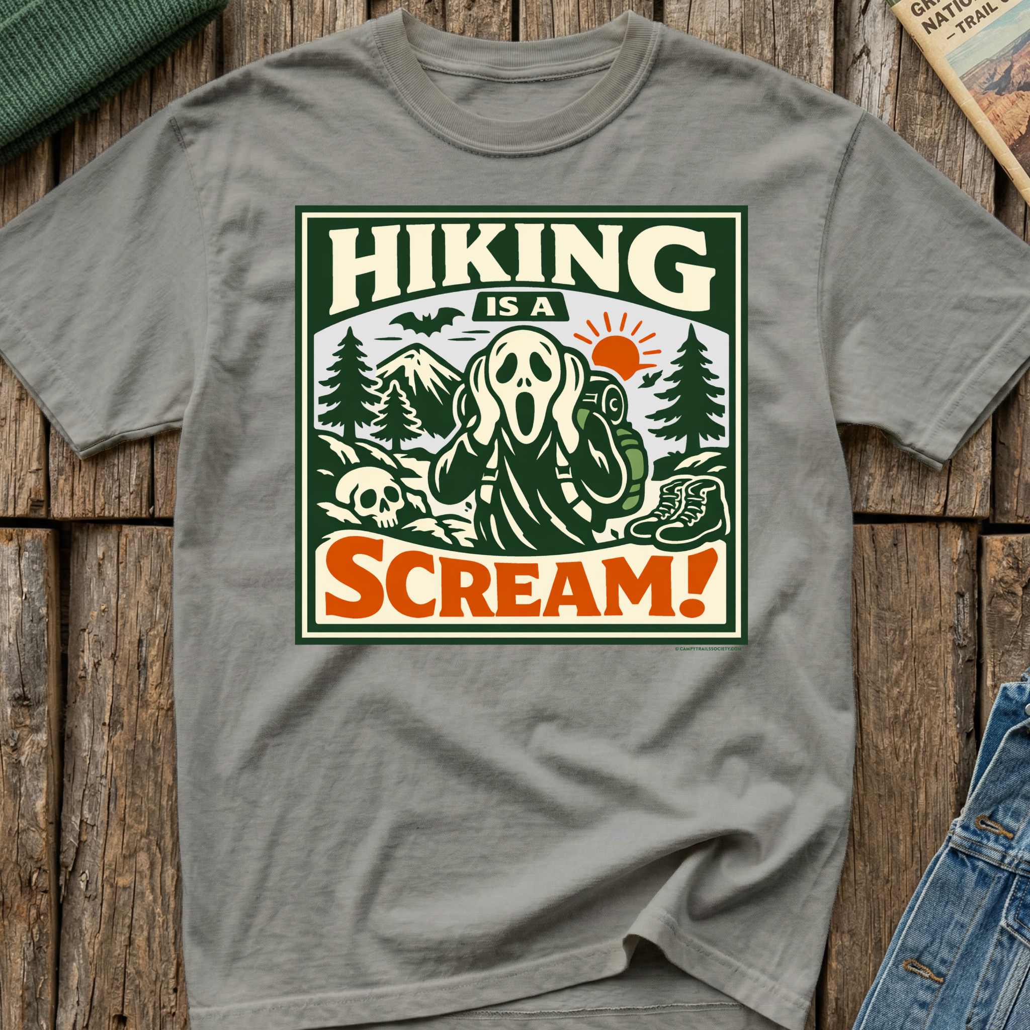 Hiking Is A Scream! T-Shirt