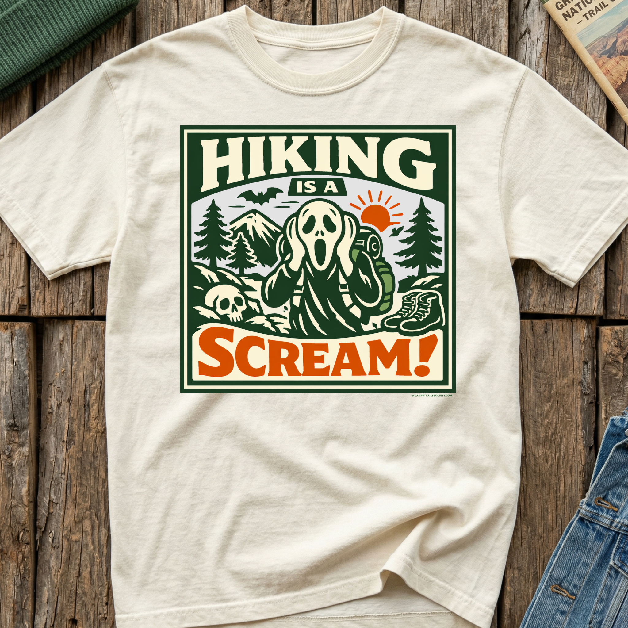 Hiking Is A Scream! T-Shirt