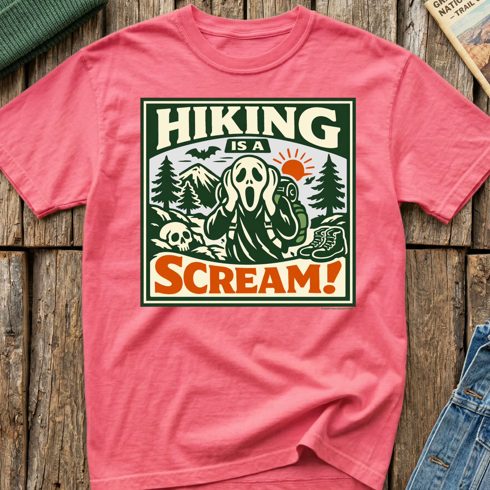 Hiking Is A Scream! T-Shirt