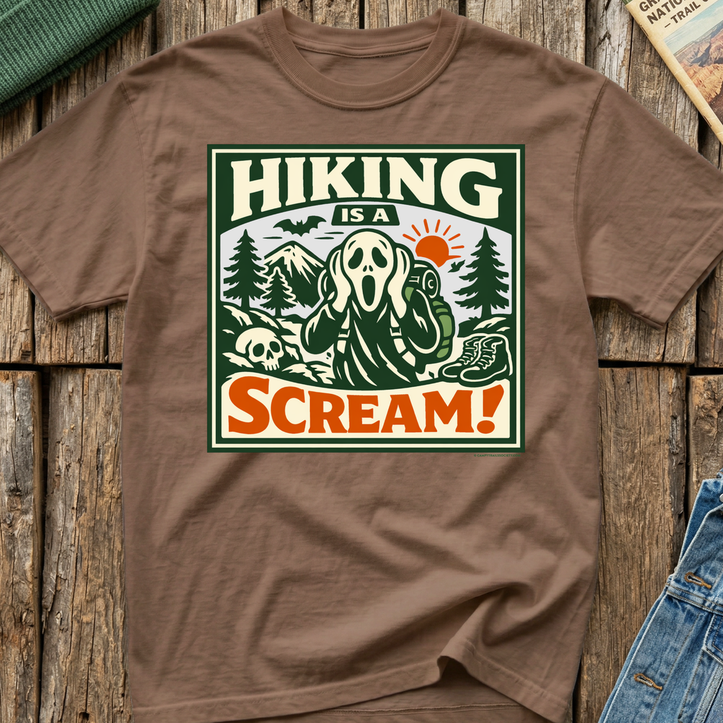 Hiking Is A Scream! T-Shirt