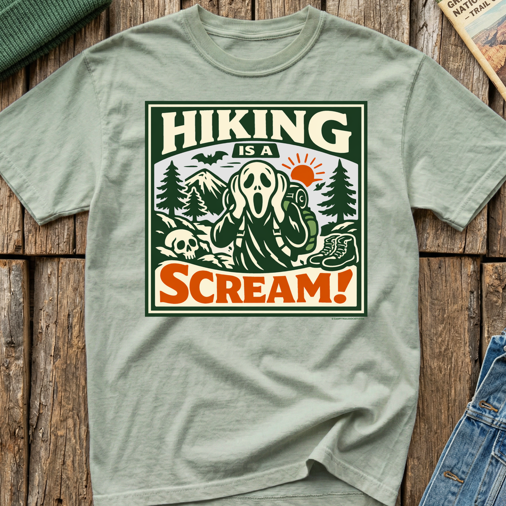 Hiking Is A Scream! T-Shirt