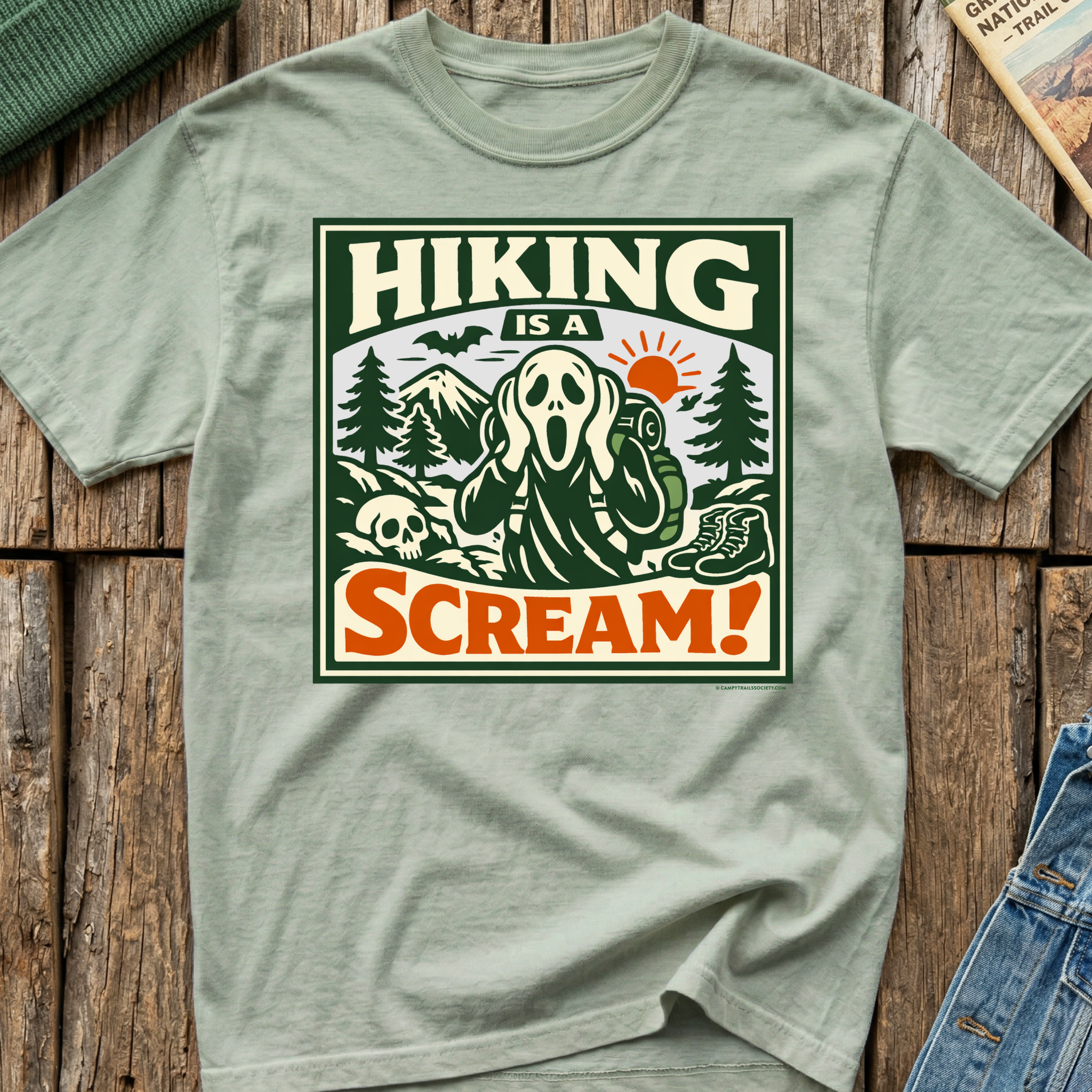 Hiking Is A Scream! T-Shirt