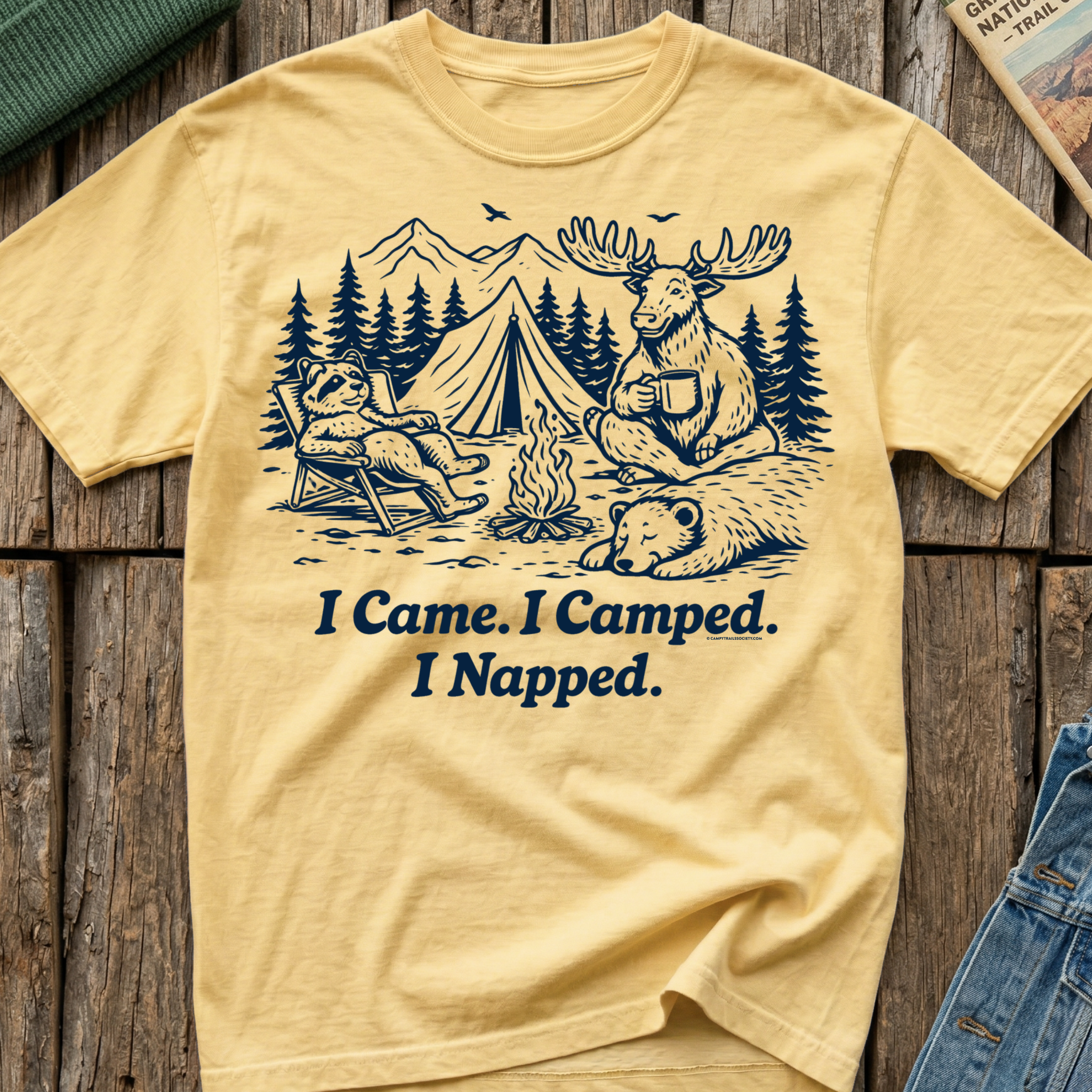 I Came I Camped I Napped T-Shirt