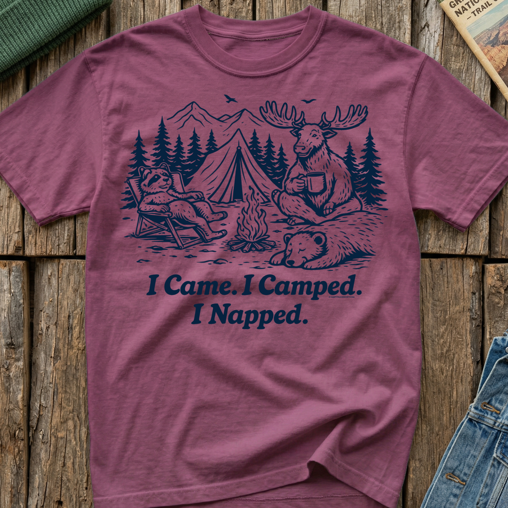 I Came I Camped I Napped T-Shirt