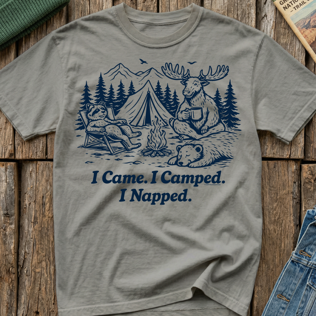 I Came I Camped I Napped T-Shirt