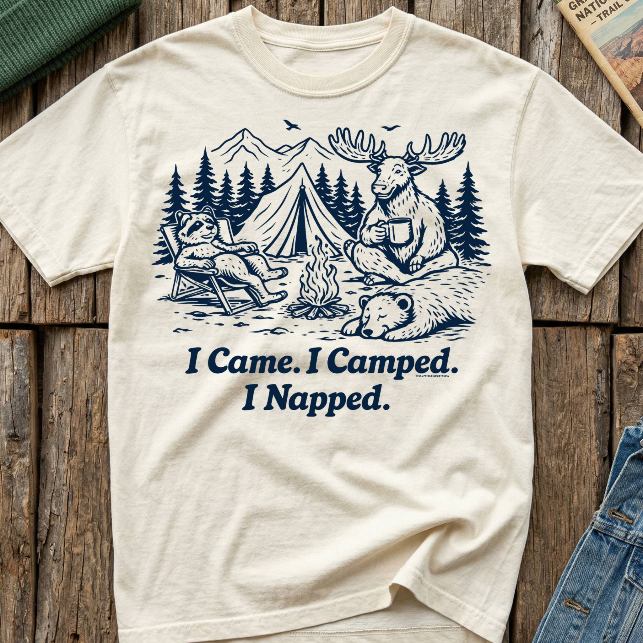 I Came I Camped I Napped T-Shirt