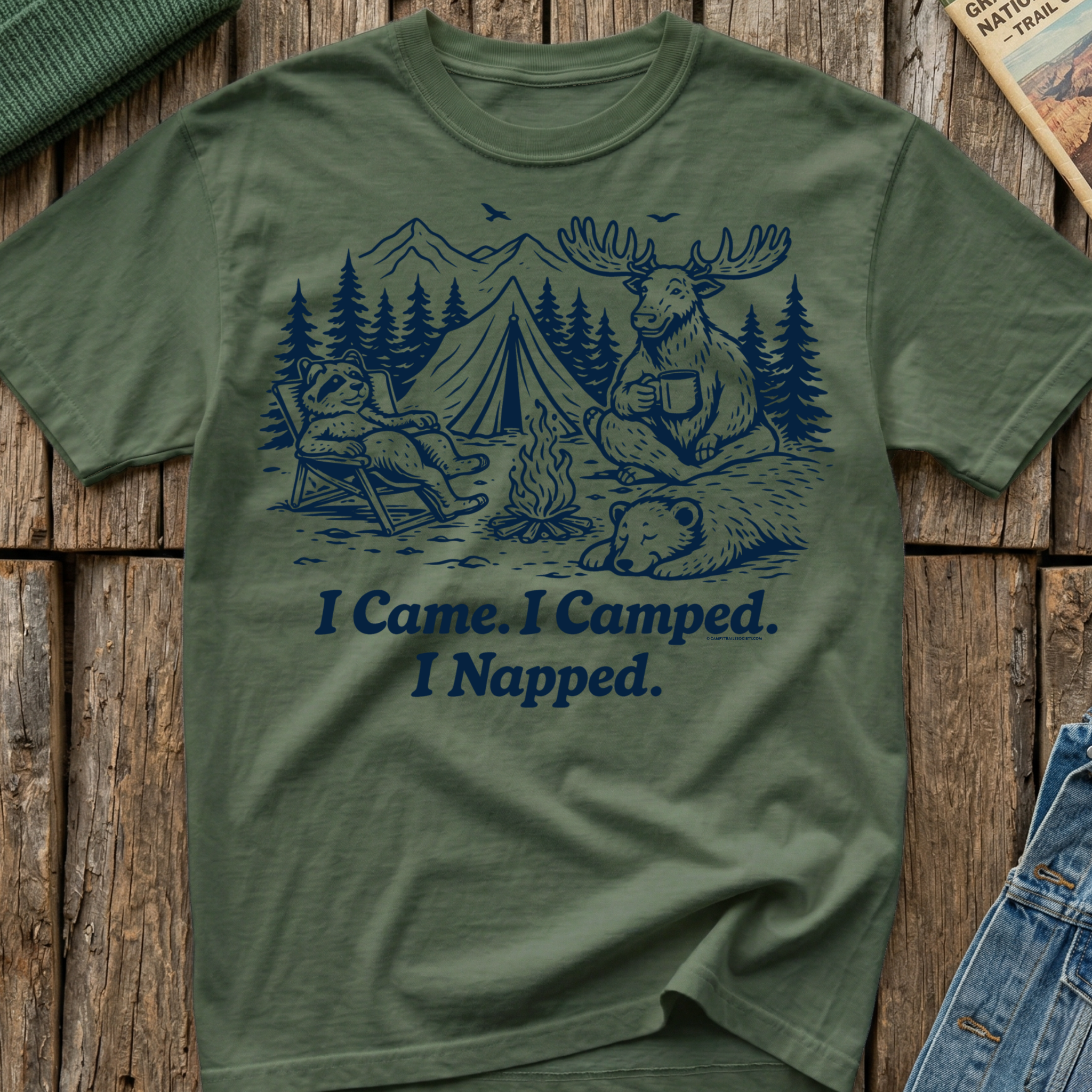 I Came I Camped I Napped T-Shirt