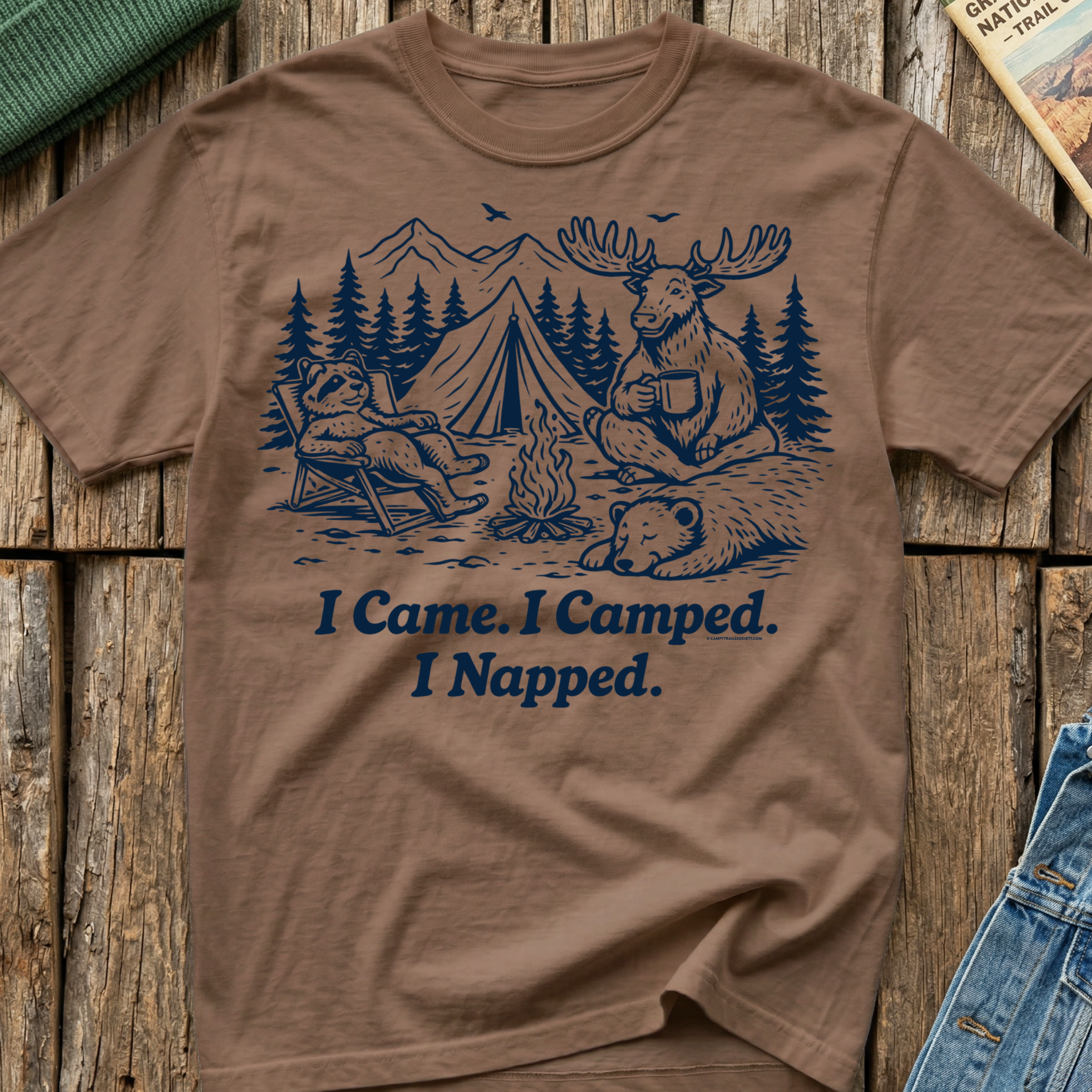 I Came I Camped I Napped T-Shirt