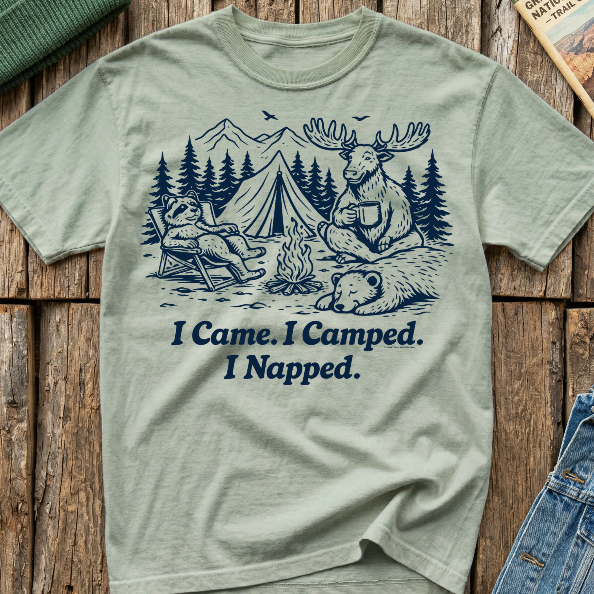 I Came I Camped I Napped T-Shirt