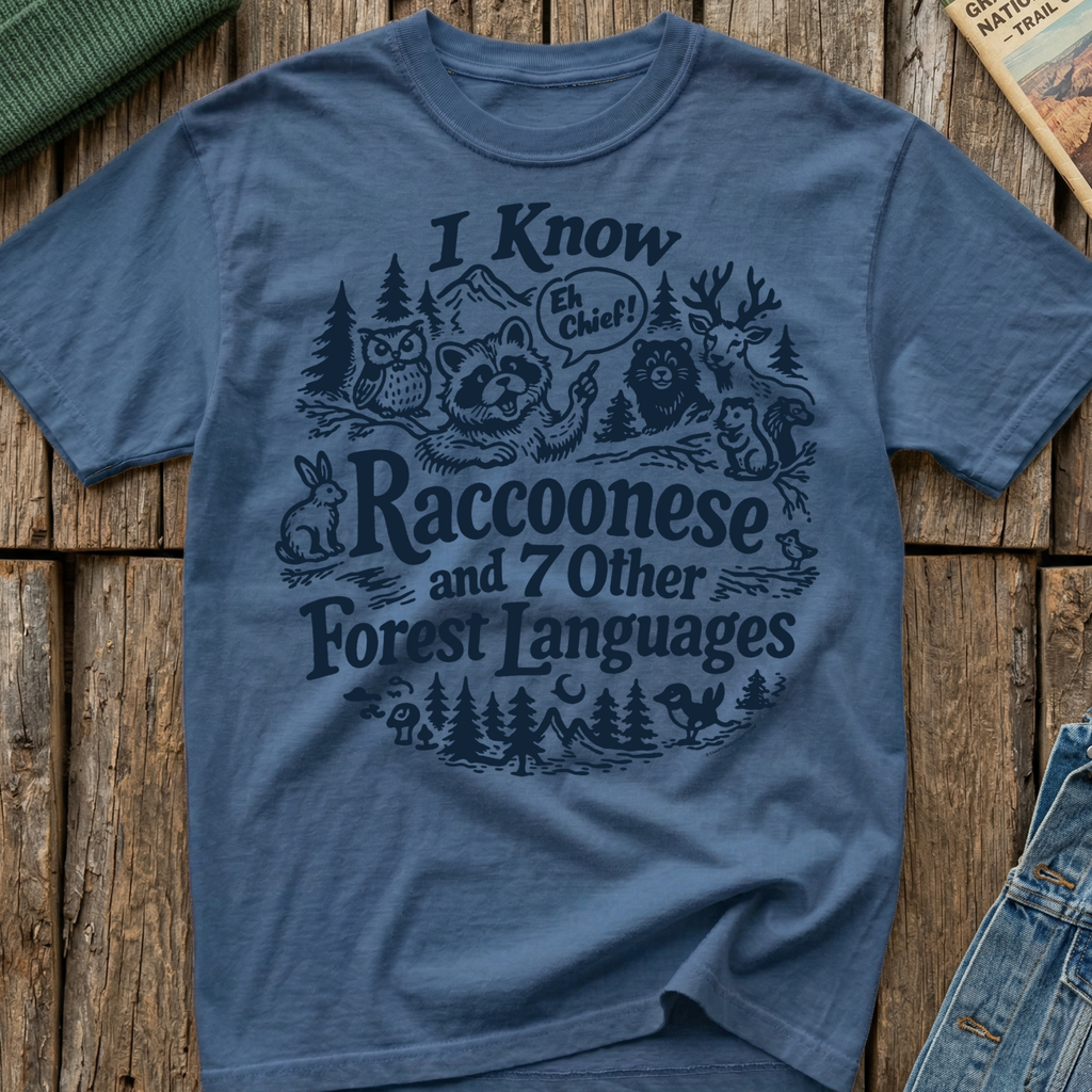 I Know Raccoonese T-Shirt