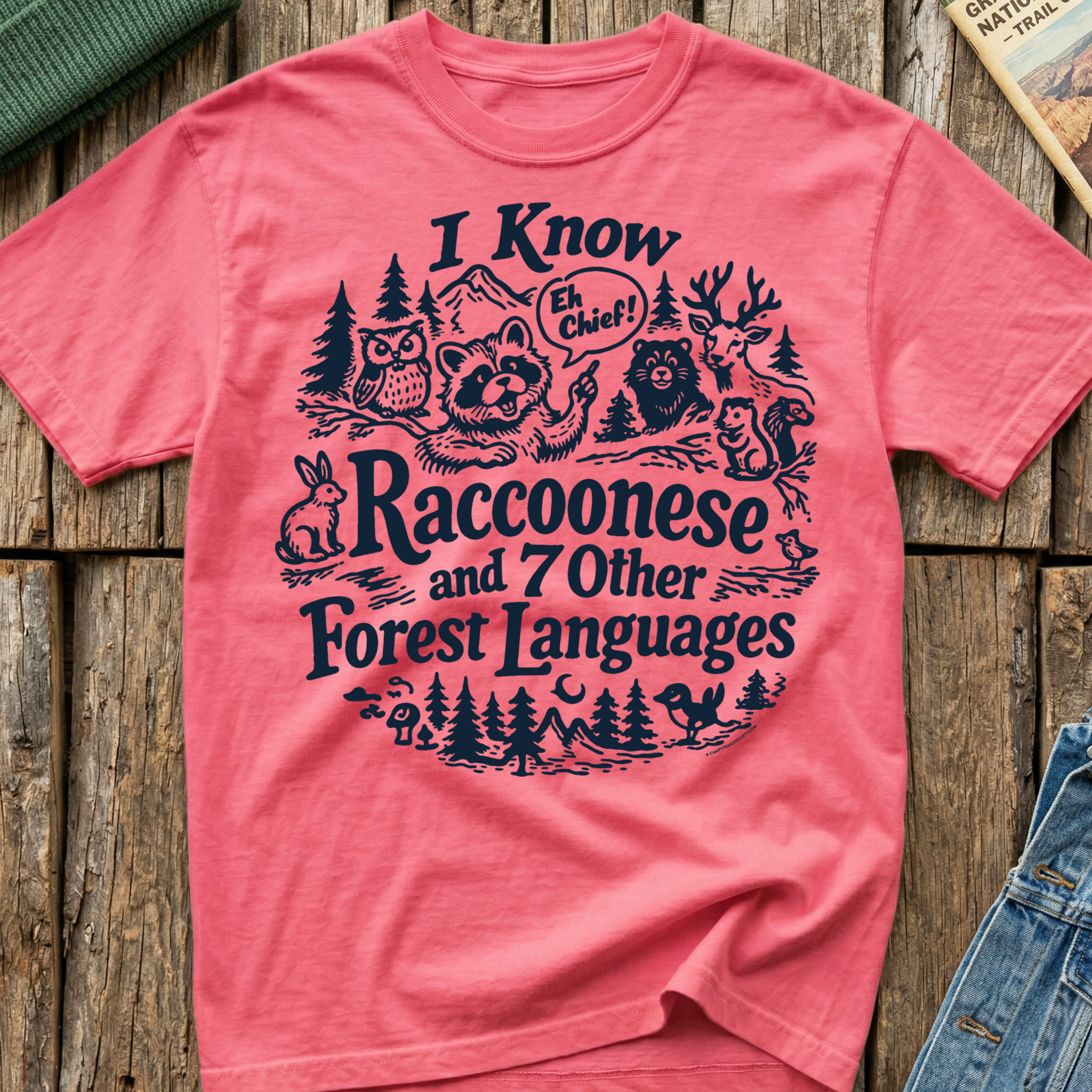 I Know Raccoonese T-Shirt