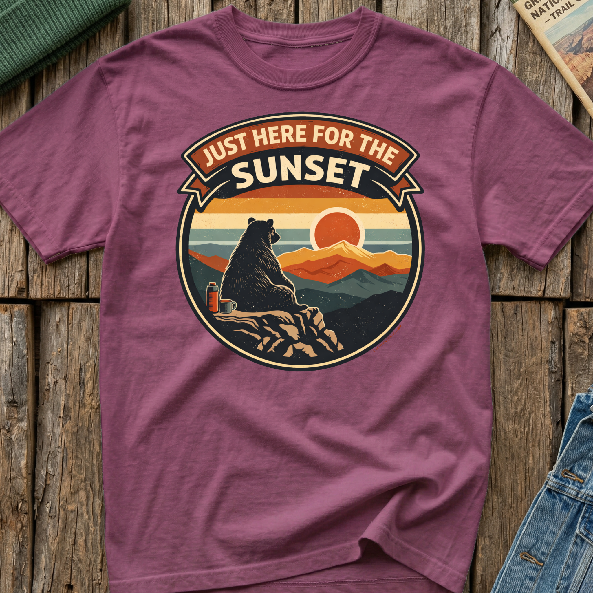 Just Here For The Sunset T-Shirt