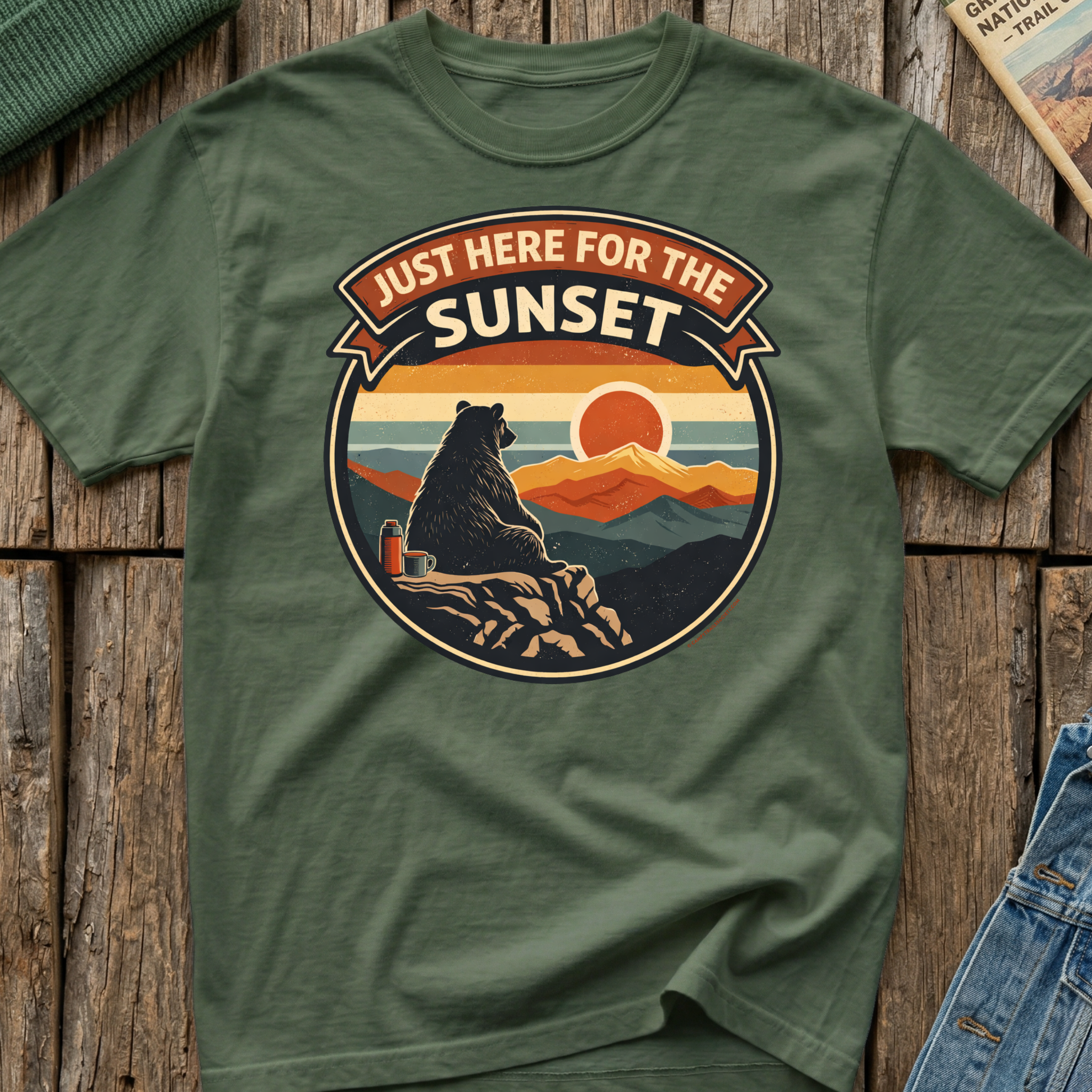 Just Here For The Sunset T-Shirt