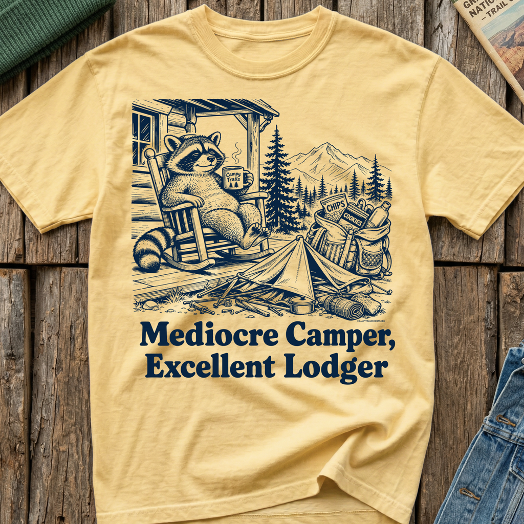 Mediocre Camper Excellent Lodger T-Shirt