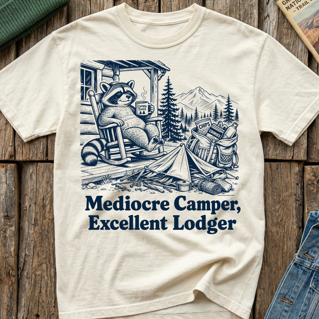 Mediocre Camper Excellent Lodger T-Shirt