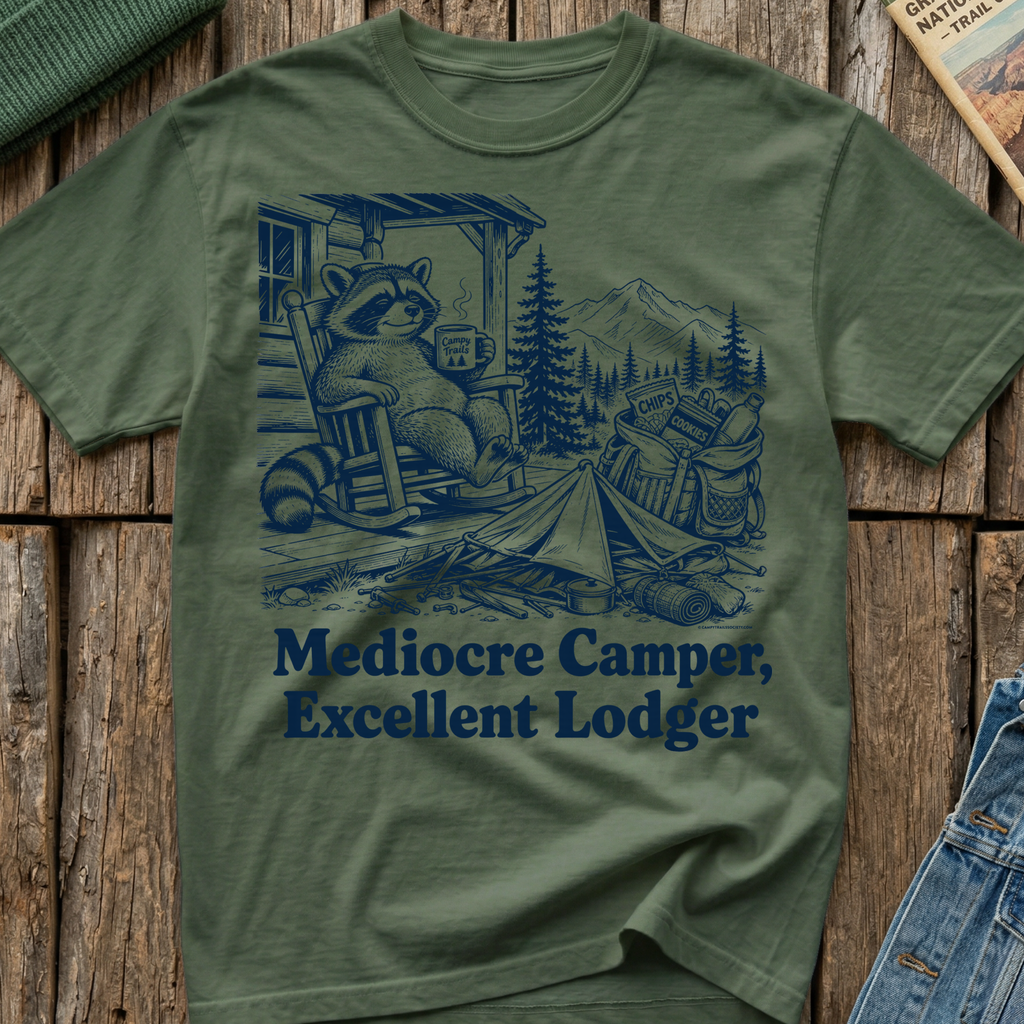 Mediocre Camper Excellent Lodger T-Shirt