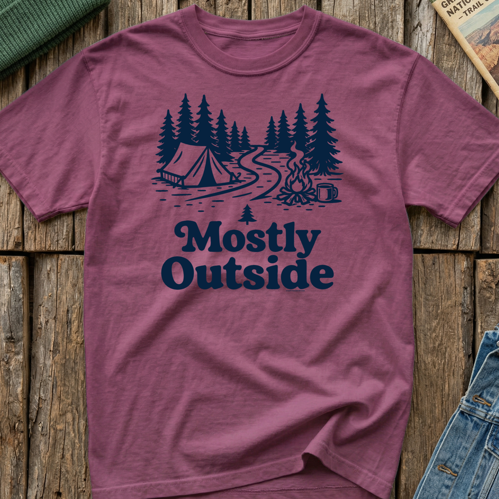 Mostly Outside Camping T-Shirt