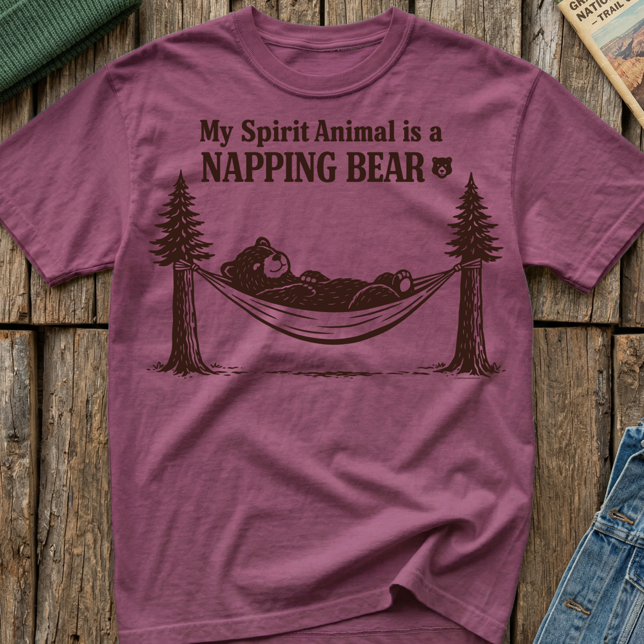 My Spirit Animal is a Napping Bear 🐻 T-Shirt