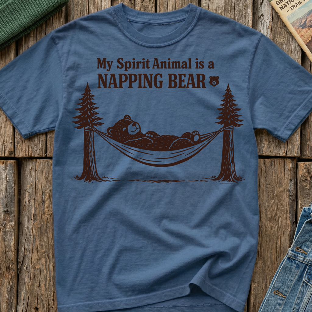 My Spirit Animal is a Napping Bear 🐻 T-Shirt