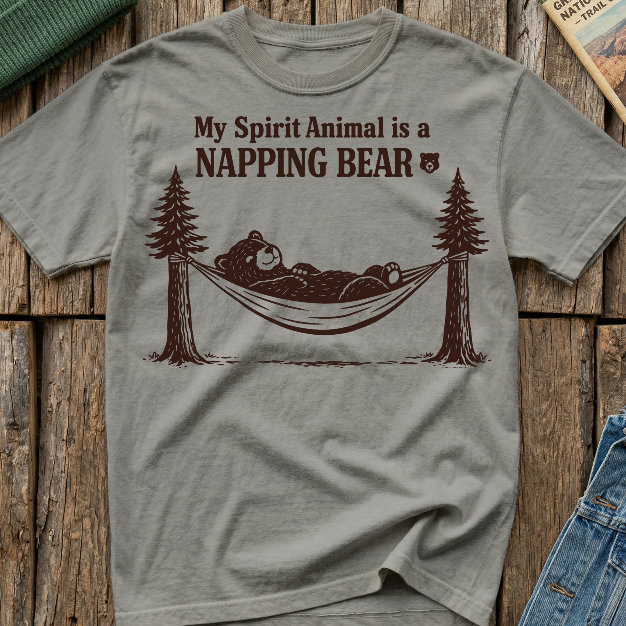 My Spirit Animal is a Napping Bear 🐻 T-Shirt