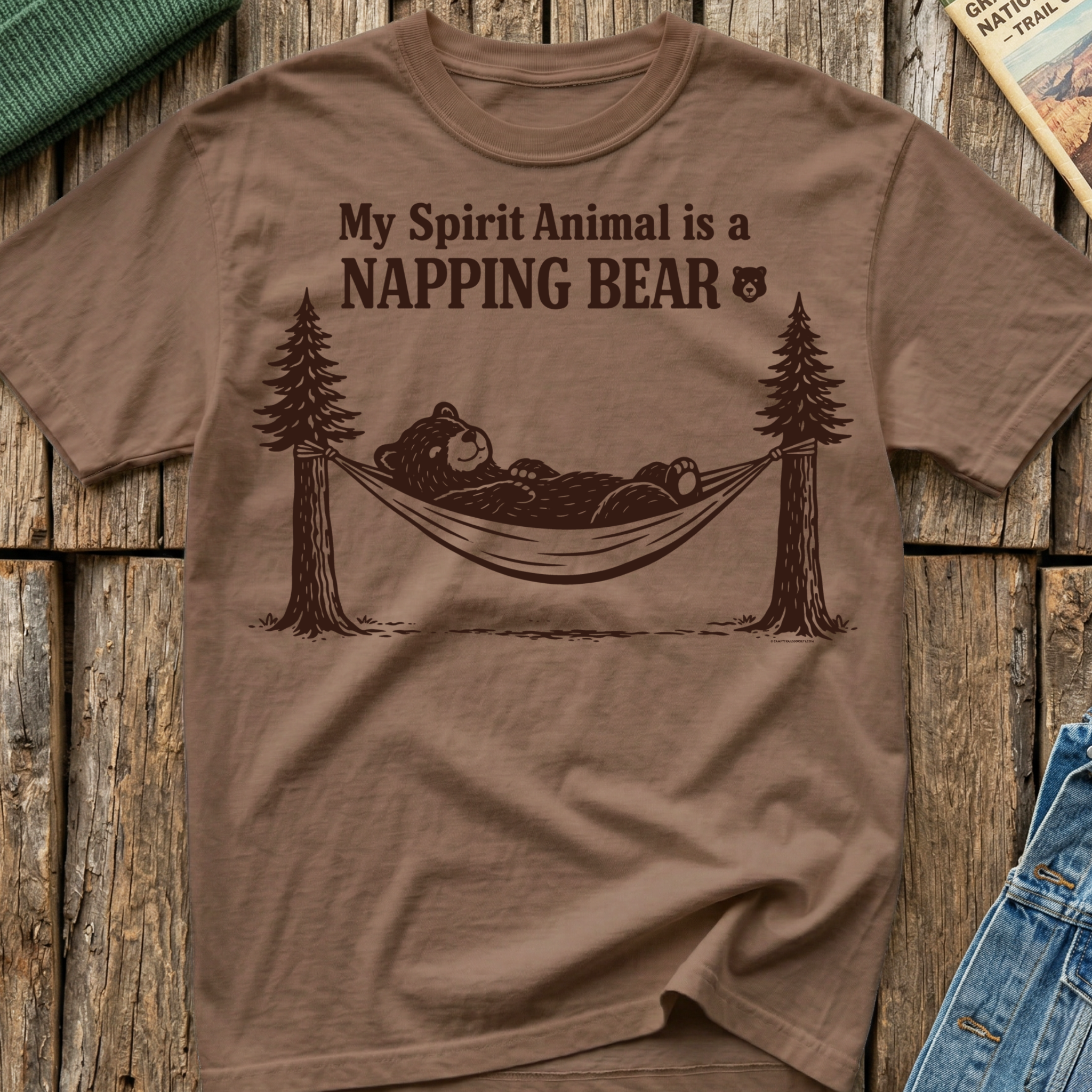 My Spirit Animal is a Napping Bear 🐻 T-Shirt