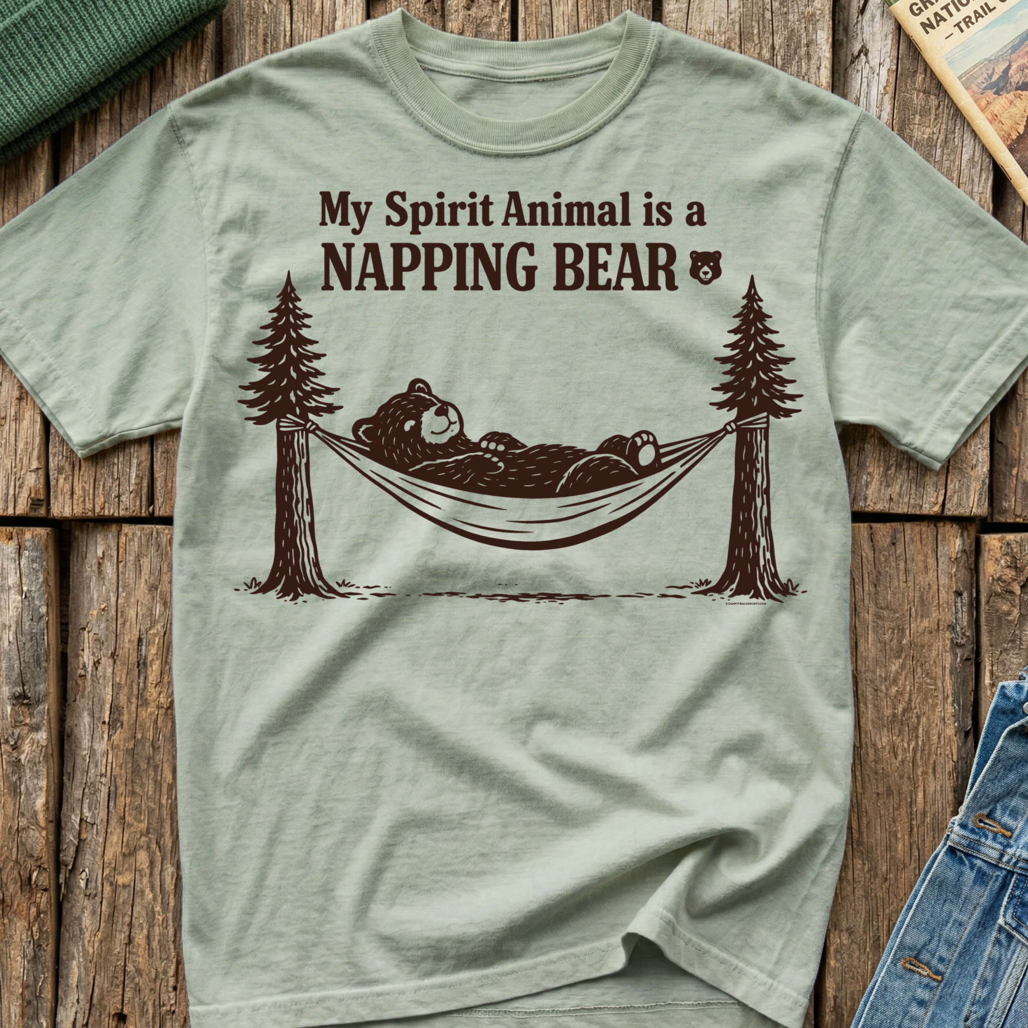 My Spirit Animal is a Napping Bear 🐻 T-Shirt