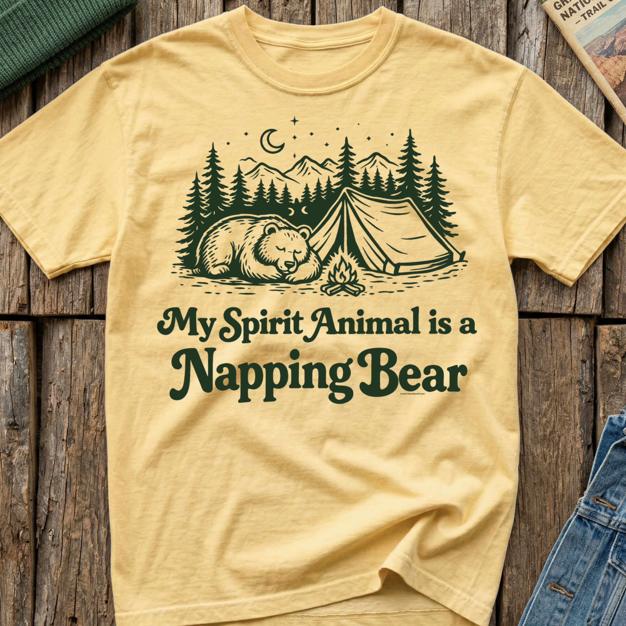 My Spirit Animal is a Napping Bear 🐻 T-Shirt