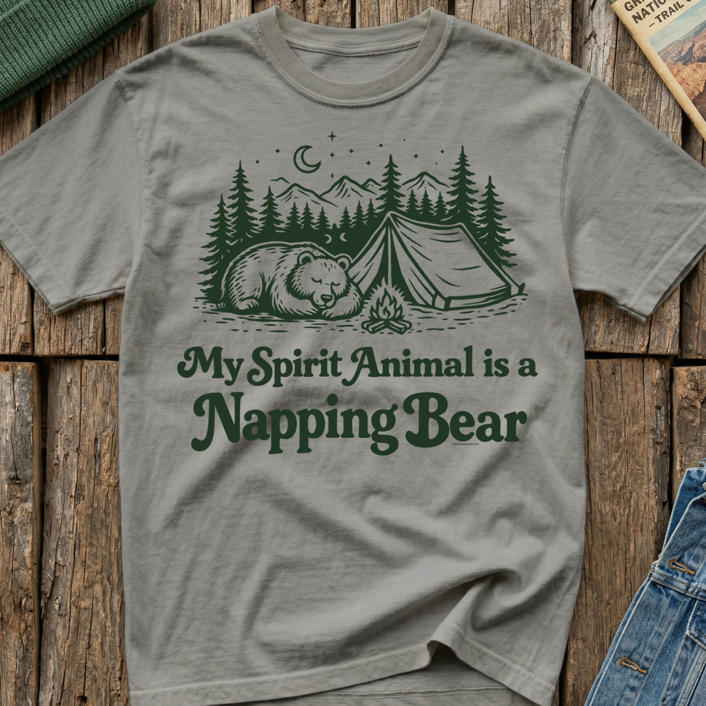 My Spirit Animal is a Napping Bear 🐻 T-Shirt