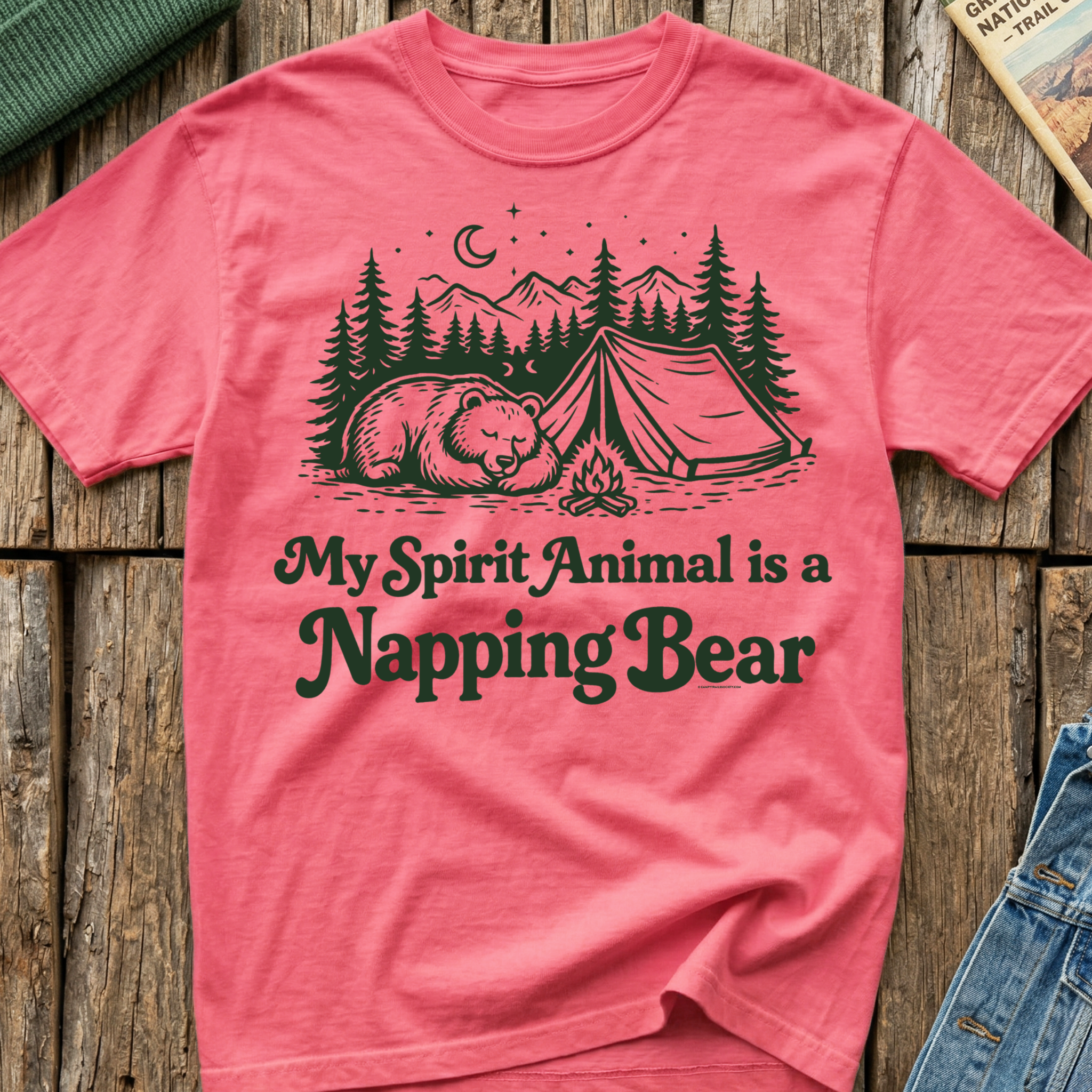 My Spirit Animal is a Napping Bear 🐻 T-Shirt