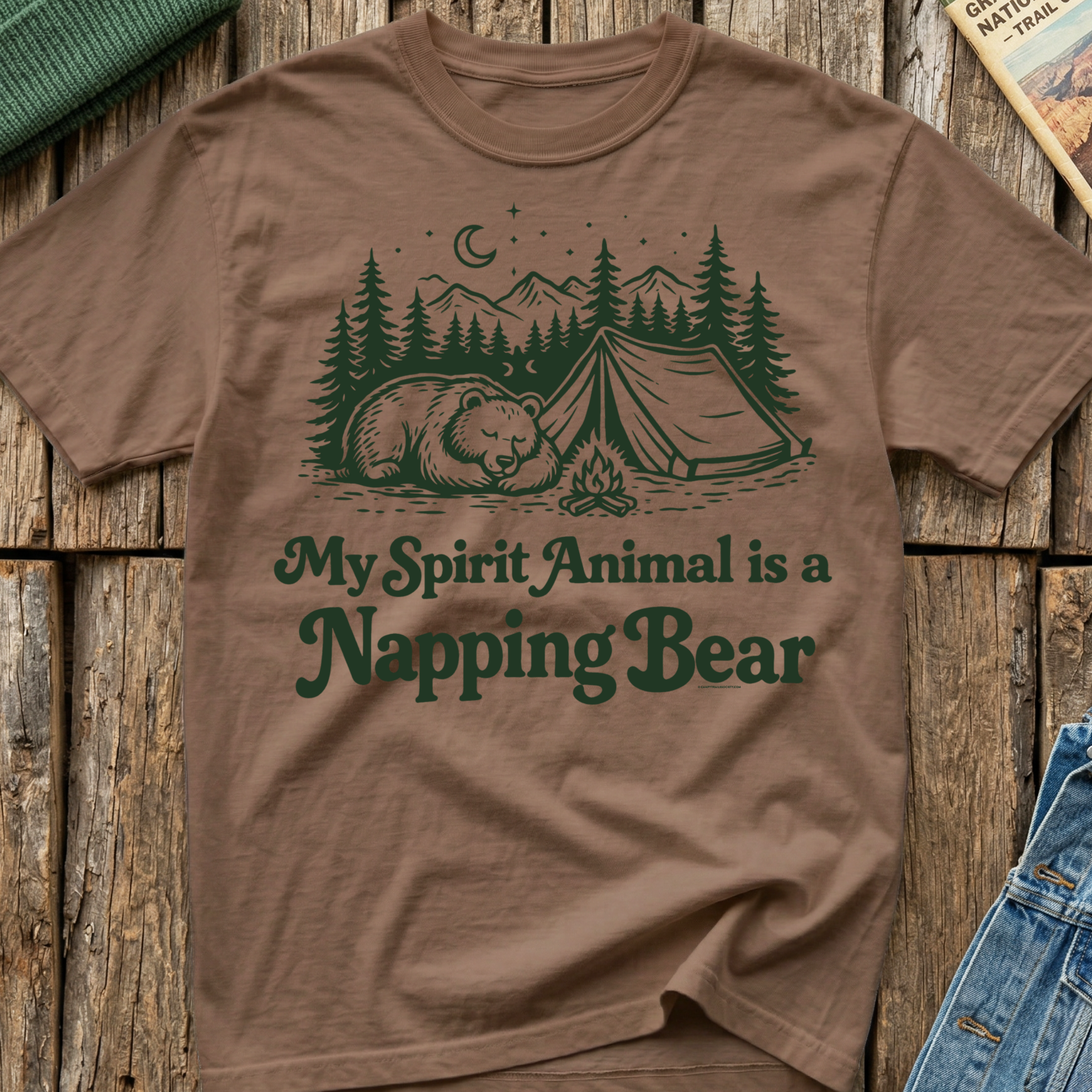 My Spirit Animal is a Napping Bear 🐻 T-Shirt