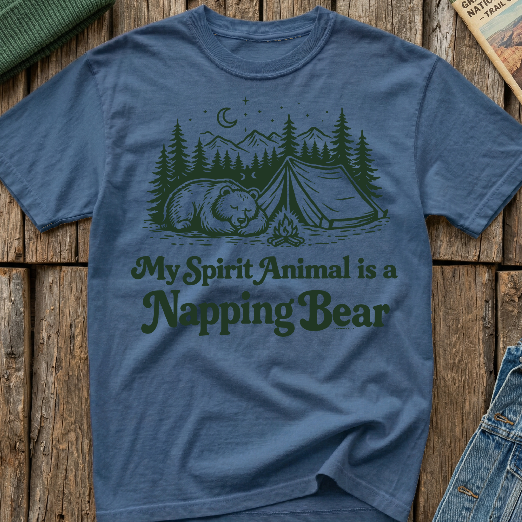 My Spirit Animal is a Napping Bear 🐻 T-Shirt