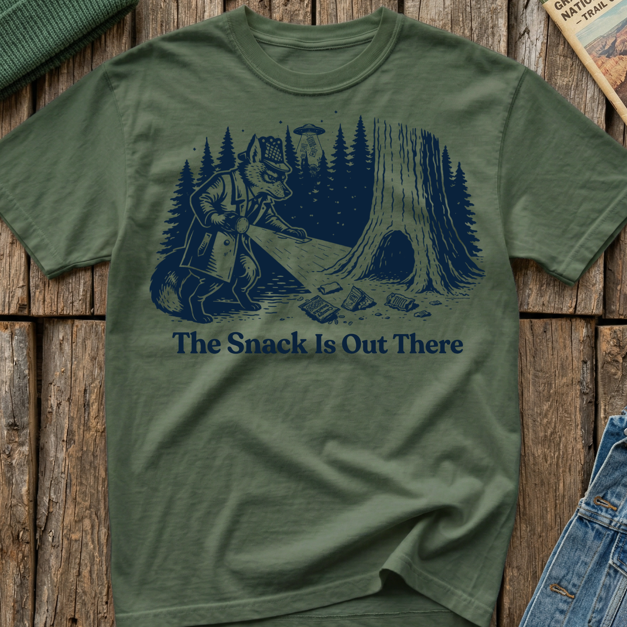 The Snack Is Out There Fox T-Shirt