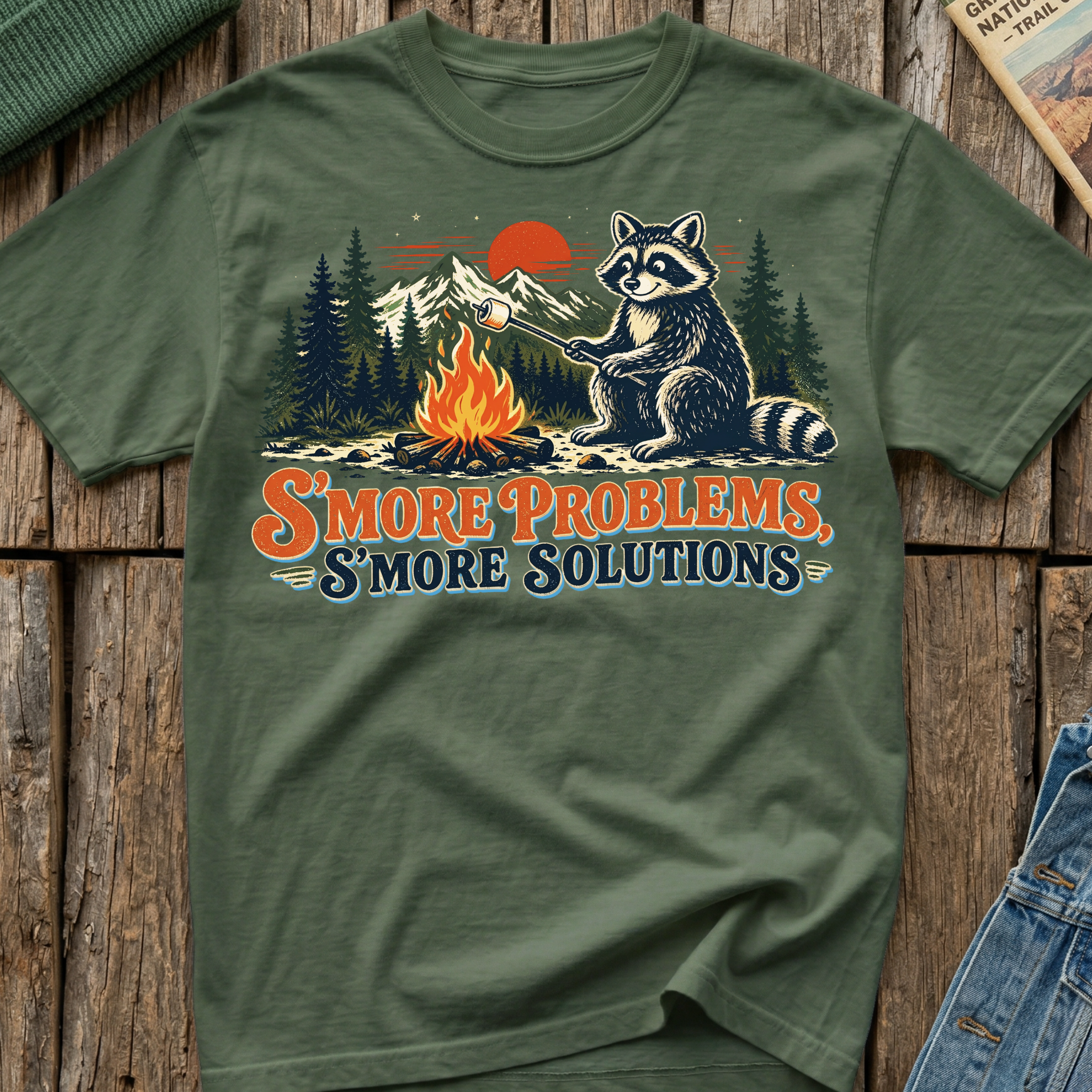 S'more Problems Campfire T-Shirt