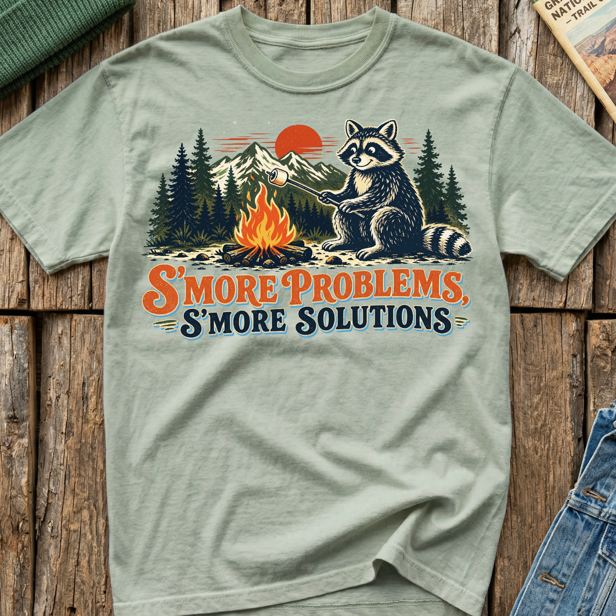 S'more Problems Campfire T-Shirt