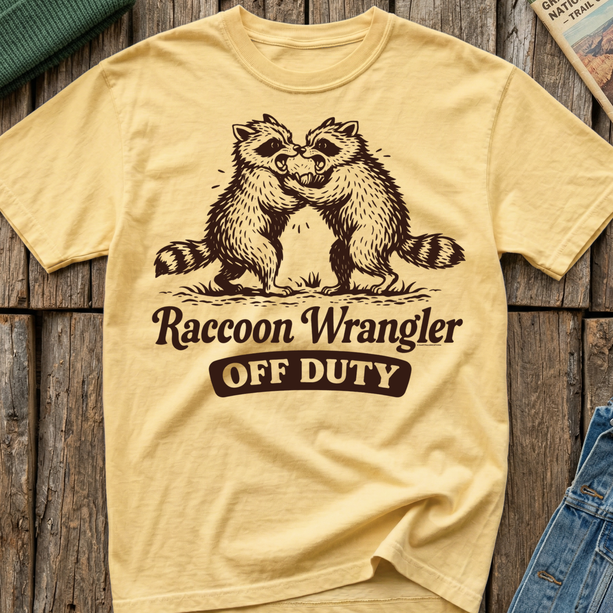Raccoon Wrangler Off Duty T-Shirt