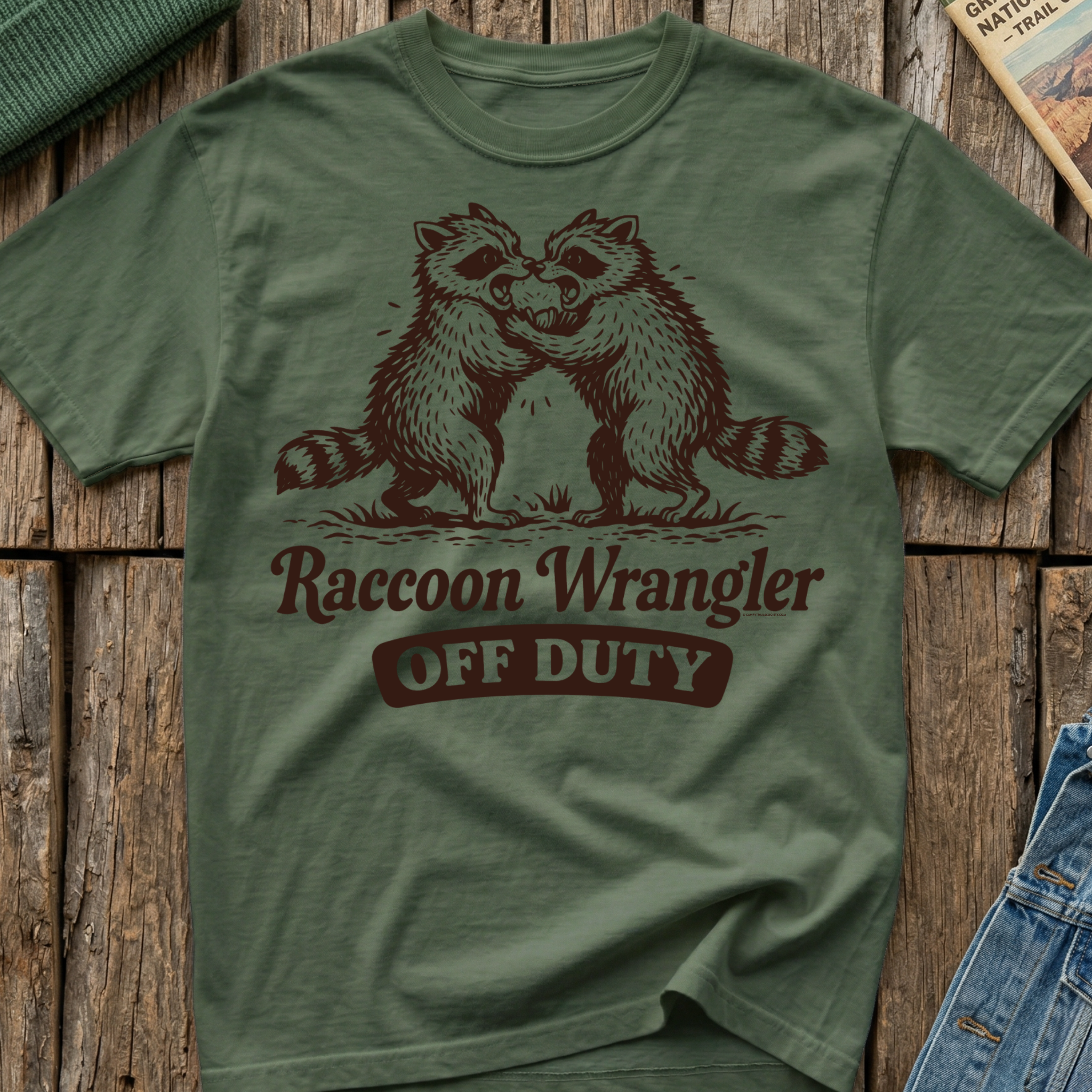 Raccoon Wrangler Off Duty T-Shirt