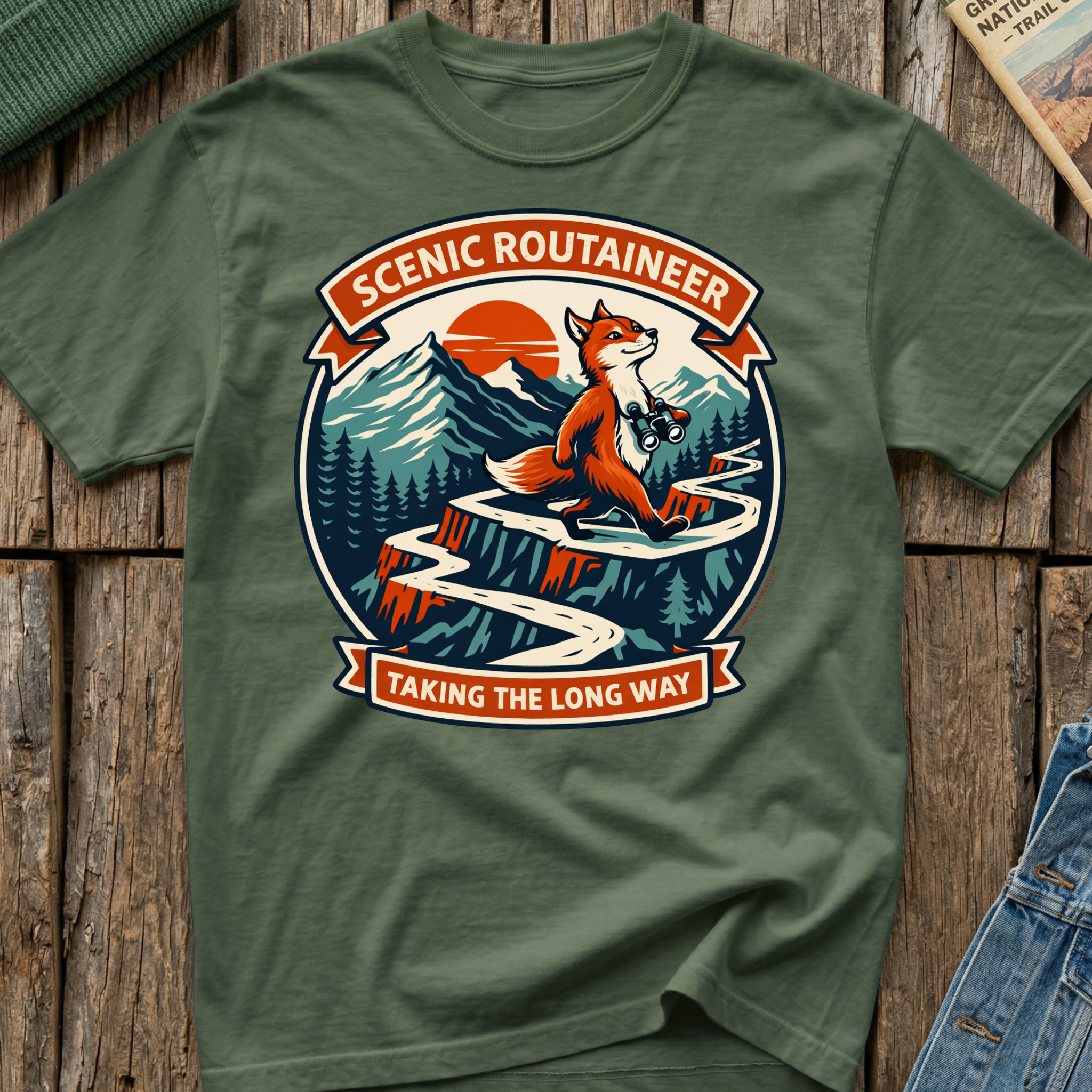 Scenic Routaineer Fox T-Shirt