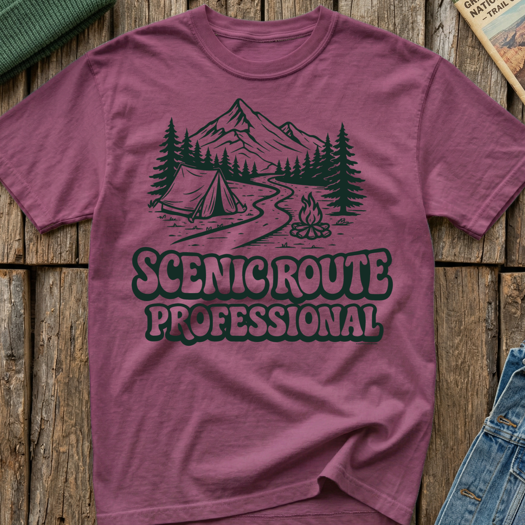 Scenic Route Professional T-Shirt