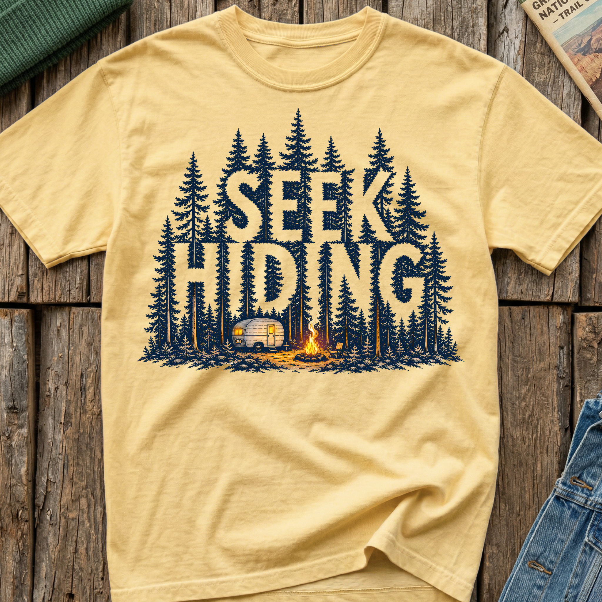 Seek Hiding, Go Camping T-Shirt