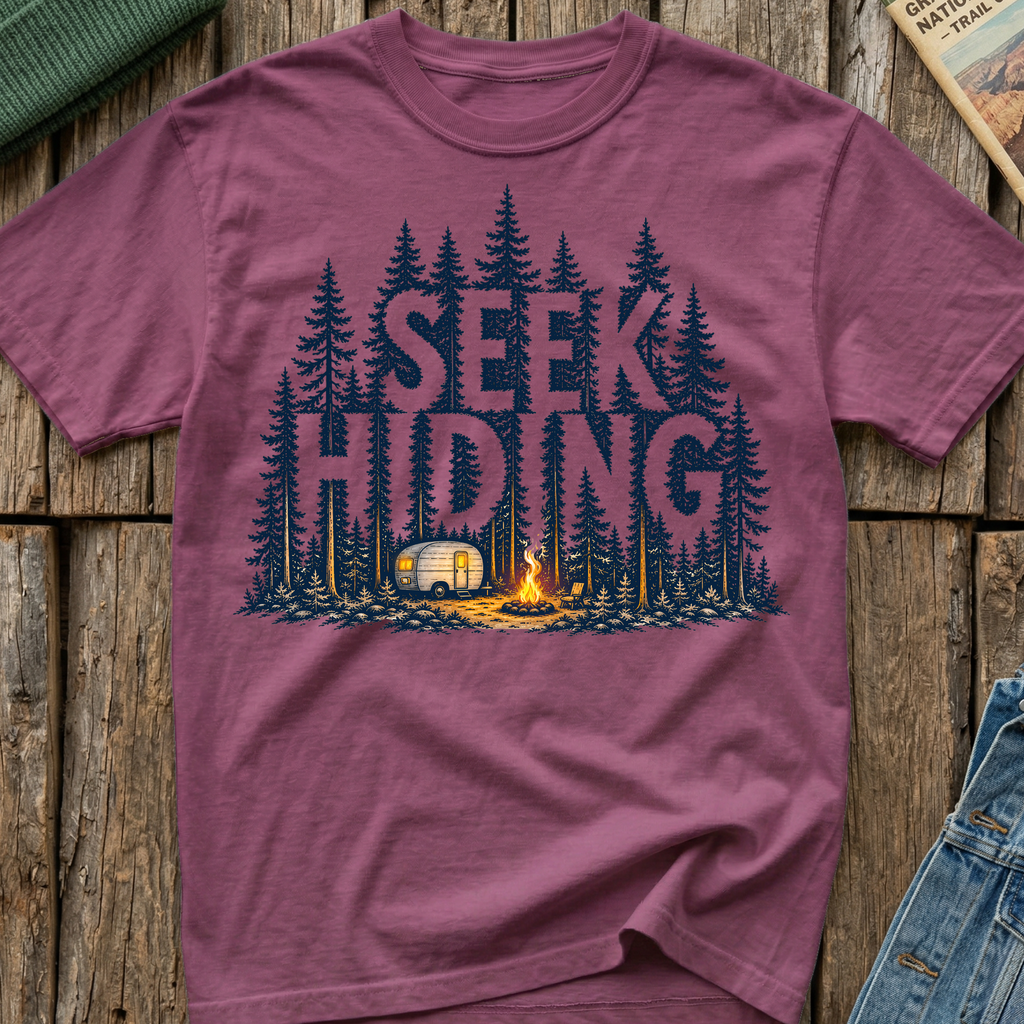 Seek Hiding, Go Camping T-Shirt